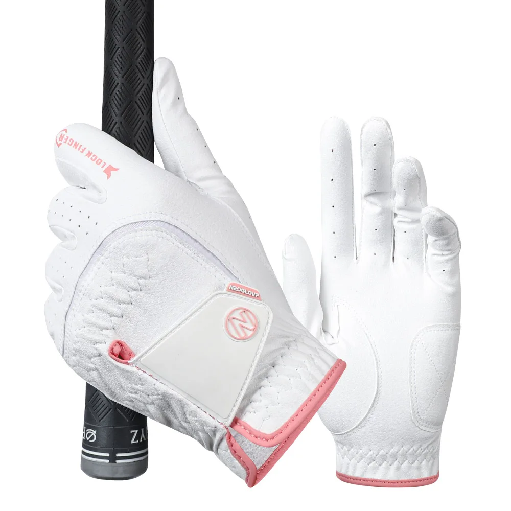 여성용 핑크 골프 장갑 이미지