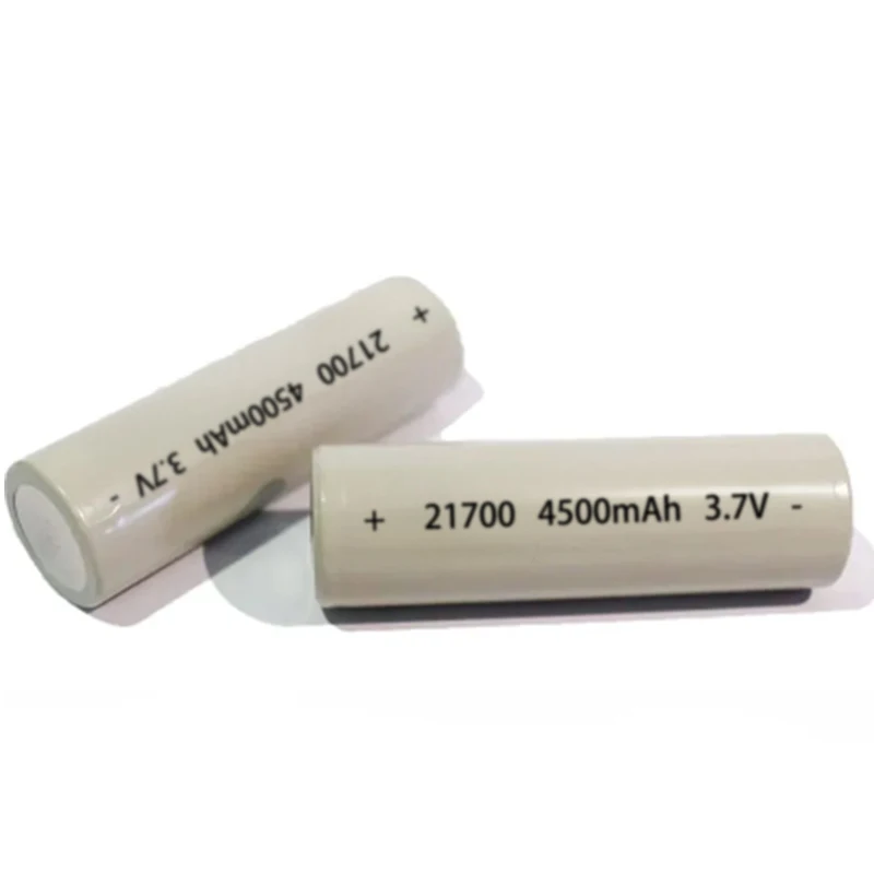 21700 3.7V 4500mAh Bateria de íon de lítio recarregável de alta capacidade para lanternas LED, brinquedos RC, ferramentas elétricas e dispositivos DIY
