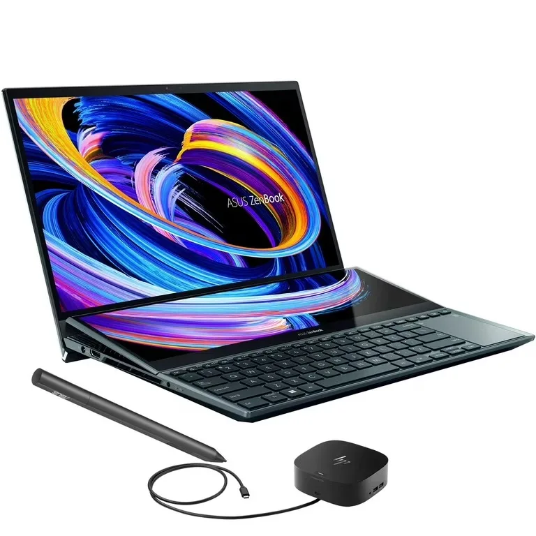 Hot Discount A S U S ZenBook Pro Duo UX581 Laptop 15.6 4K UHD NanoEdge Touch Display Intel Core i9-10980HK 64GB RAM 1TB SS