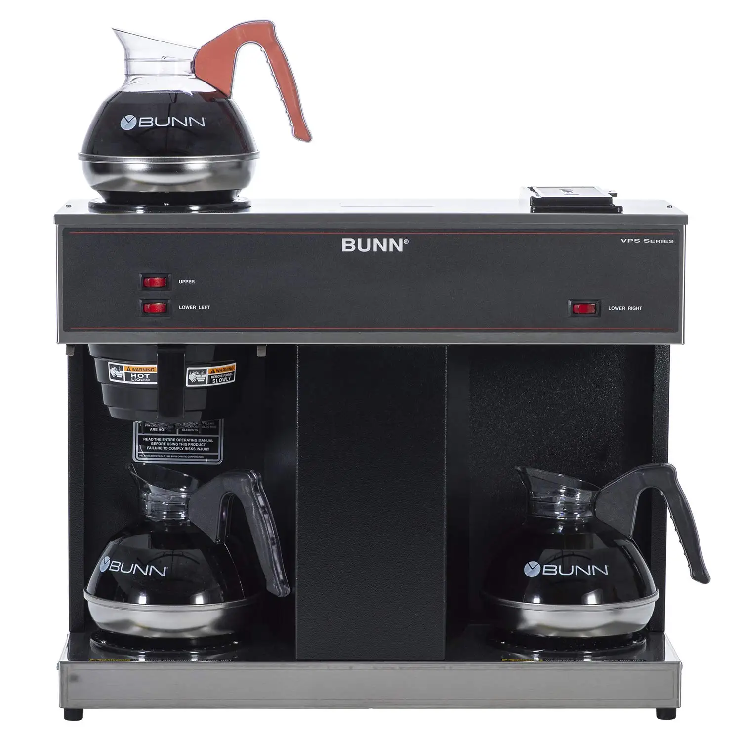 

BUNN-Commercial Coffee Brewer with 3 Warming Stations, VPS 12-Cup Pourover, 120V, 60, 1PH, 04275.0031