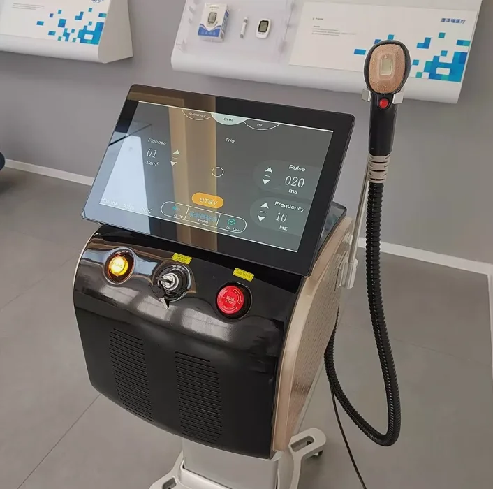 

Portable 3 Wave Diode Laser Permanent Hair Remove Fast Depilation Painfree Follicle Penetration Skin Rejuvenation Device