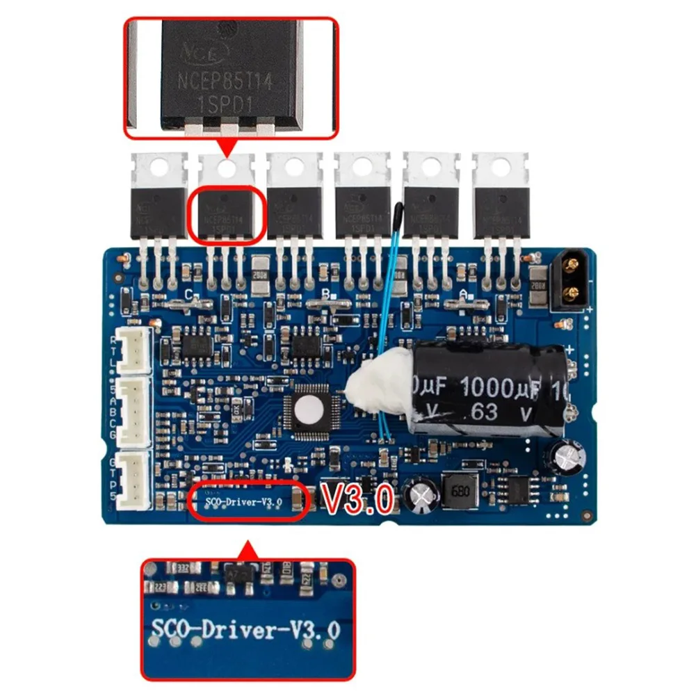 Nowy-elektryczny skuter wzmocniony V3.0 kontroler ESC centrala do Xiaomi M365/1S/Pro/Pro2 elektryczny skuter