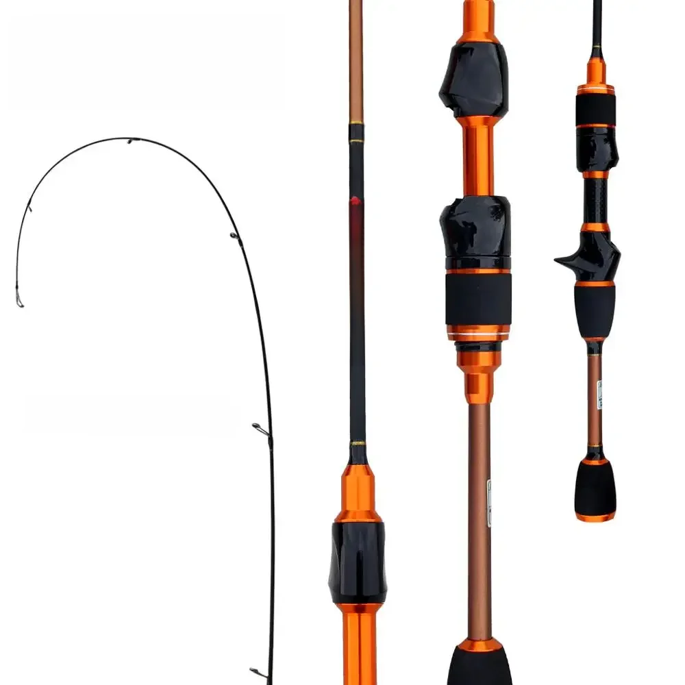 Skmially carbon wędka spinningowa ul 1.8m 1.68m0.8-5g ultralekkie wędki spinningowe ultra lekkie odlewanie spinning wędka vara de pesca — 2