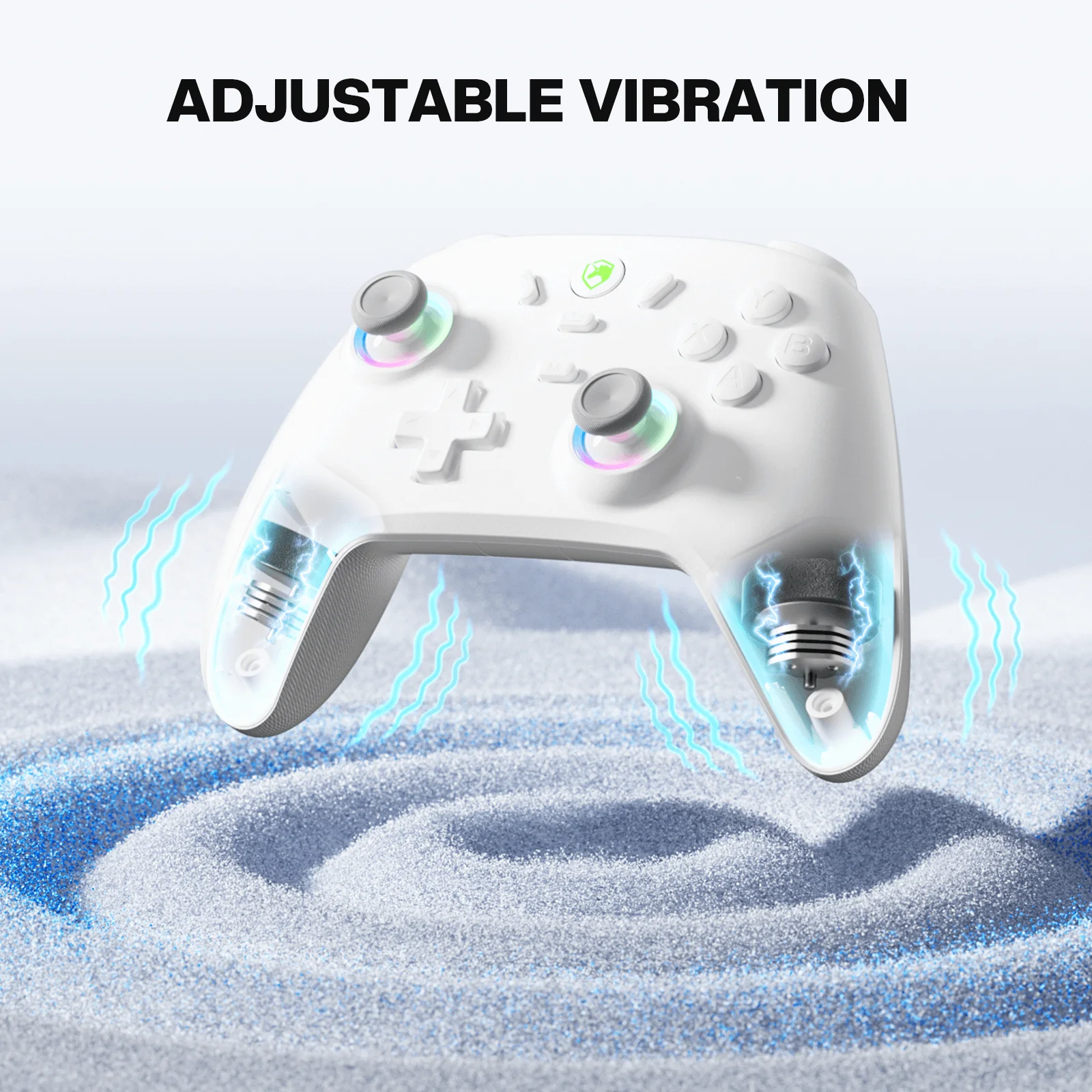 Manette de jeu sans fil NYXI pour PC, vibration turbo réglable - Pour PC/Switch/iOS/Android