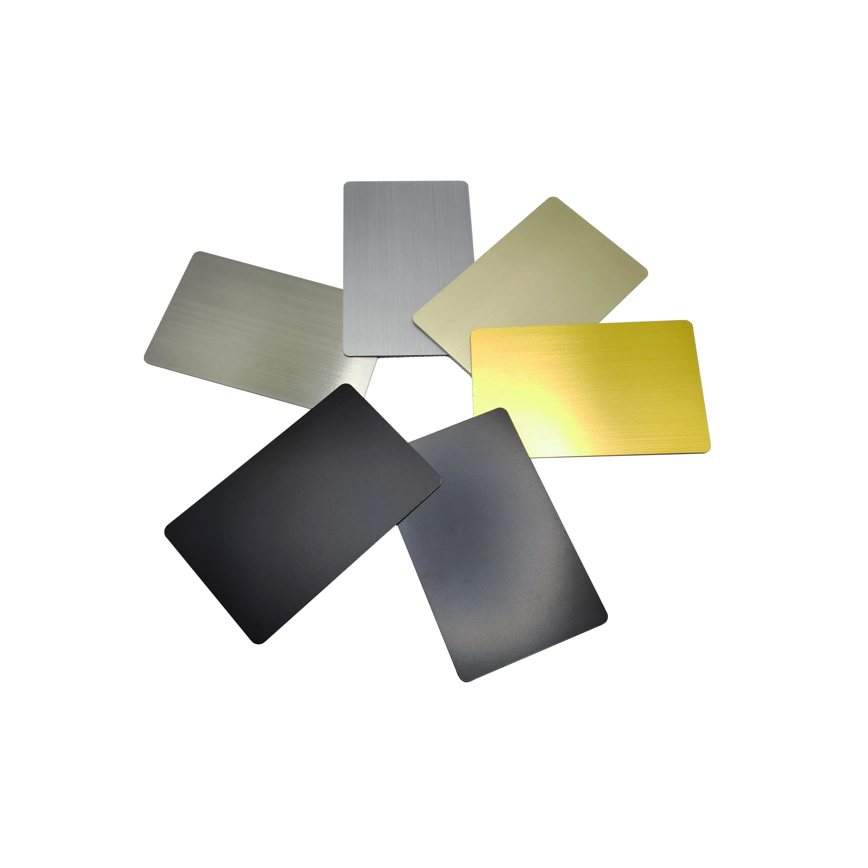 15 Pcs 216 Chip 888 Byte Storage13.56MHZ Smart Access Control Card Metal em branco e PVC Hybrid NFC