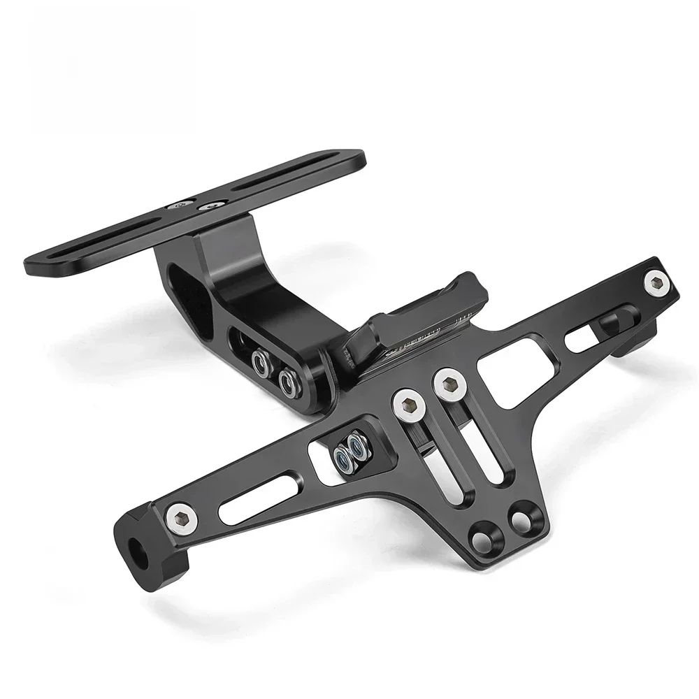 Motorfiets Kentekenplaat Beugel Fender Eliminator Universele Motorcycle Tail Tidy Motorcycle Nummer Kentekenplaathouder Mount - afbeelding 2