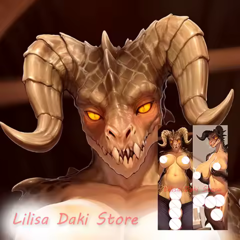 Dakimakura Futa Horsecock Deathclaw Anime Body Pillow Cover Double-Sided Print Life Size Pillowcase Gifts