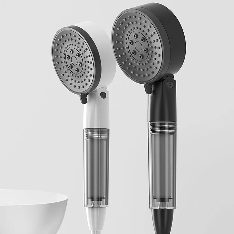 

Filter Skin Beautifying Booster Shower Head One-button Water Stop Home Bathroom Shower Head Handheld Shower Set