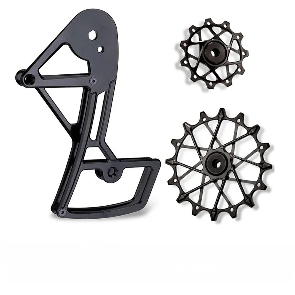 AliExpress Mtb Road Rear Derailleur Cage Pulley Wheels for SRAM T-type Transmission Eagle Derailleur Oversized Bearing For GX XO1 XX XXSL