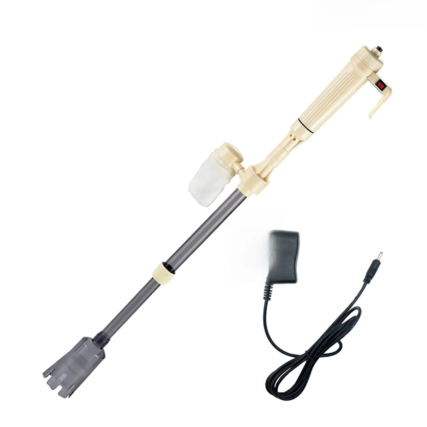 AliExpress NONE Electric Aquarium Gravel Cleaner Fish Tank Cleaning  with Dual Power Supply for Efficient Cleaning and Water Changing 90 Degree