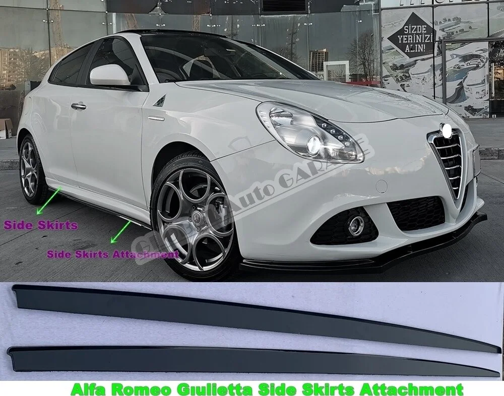 

For Alfa Romeo Giulietta Side Skirts Attachment 2010-2020 Sill Trim Car Styling Auto Accessory Universal Spoiler Mud Flaps Sport