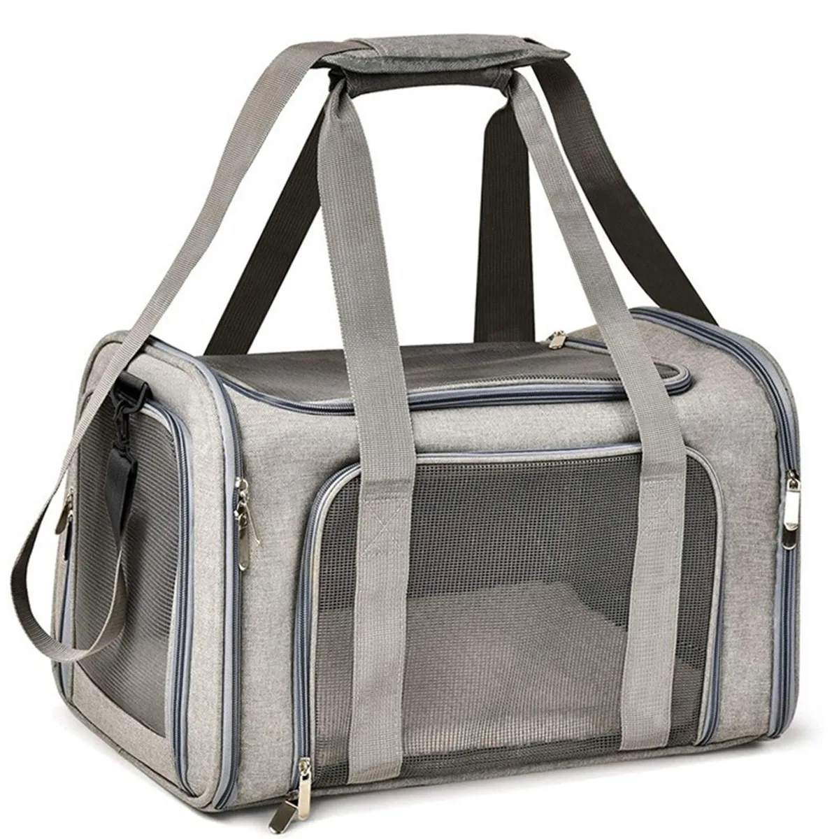 Dog Carrier Bag Soft Side Backpack Cat Pet Carriers Dog Travel Bags Airline Transport For Small Dogs Cats Outgoing