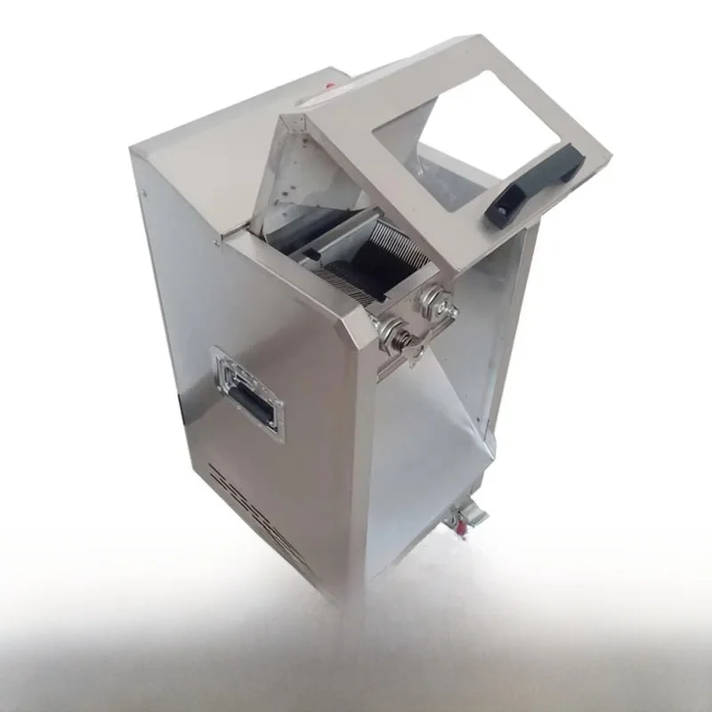 450KG/H Electric Meat Slicer Commercial Meat Cutter 2200W Pork Lamb Beef Food Stainless Steel Electric Meat Shredded Diced Machi