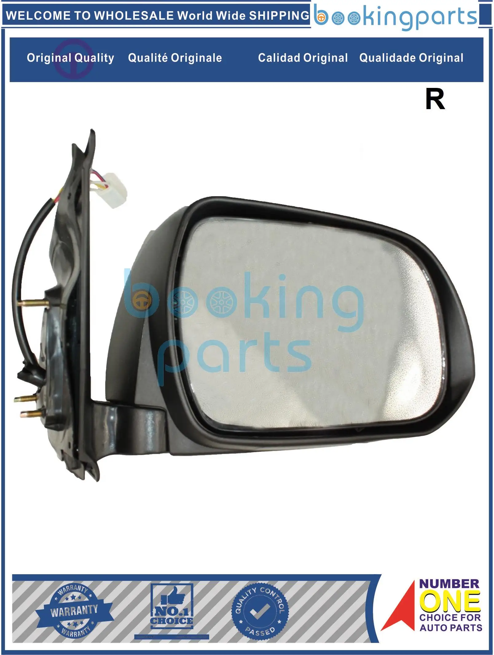 

Mirror For TOYOTA HILUX VIGO 2012 W/LED LAMP [ELECTRIC ] CHROME, 87910-0KA40,879100KA40