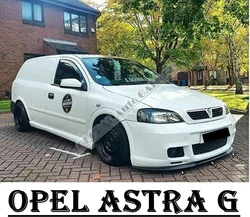 For For Opel Vauxhall Astra G Opc CUPRA R FRONT SPOILER BUMPER LIP Euro Spoiler Lip Universal 3 pcs Body Kit Auto Car Accessory