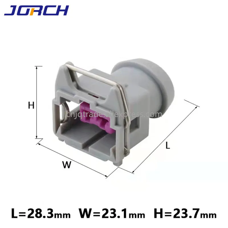 2 Pin 144473-7 Auto Electric Wire Harness Female Plastic Housing Connector 3.5 Seires Automobile Unsealed Socket