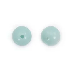 平らなハーフドリルビーズ,5個,半穴,6/8/10/12mm,ジュエリー作り用の天然石のアクセサリー,イヤリングペンダント