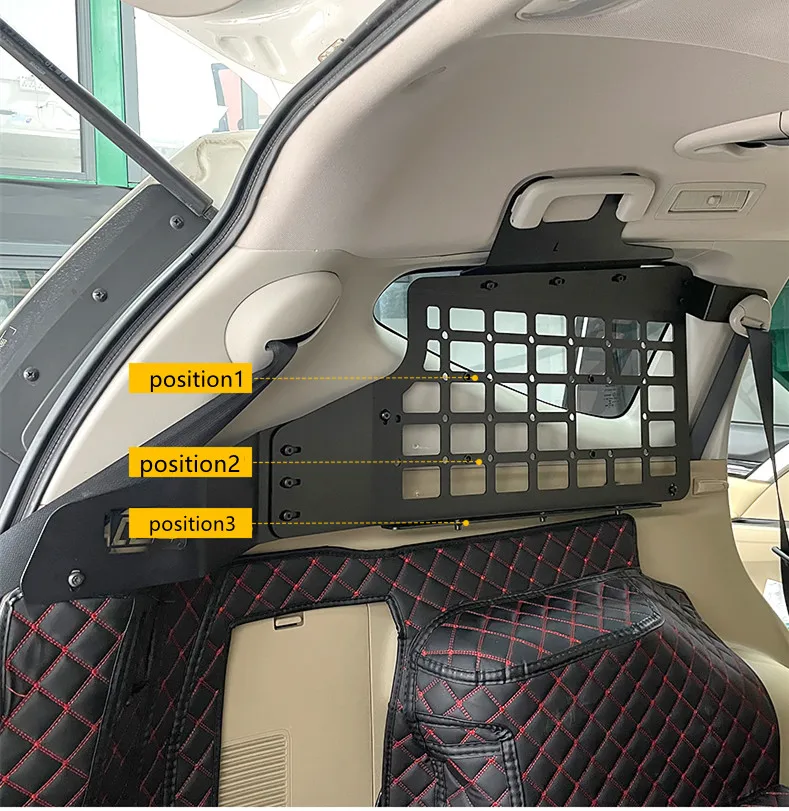 For Mitsubishi Pajero Sport Montero Shogun Sport 2019-2023 Side Window Storage Panel Rear Trunk Molle panel