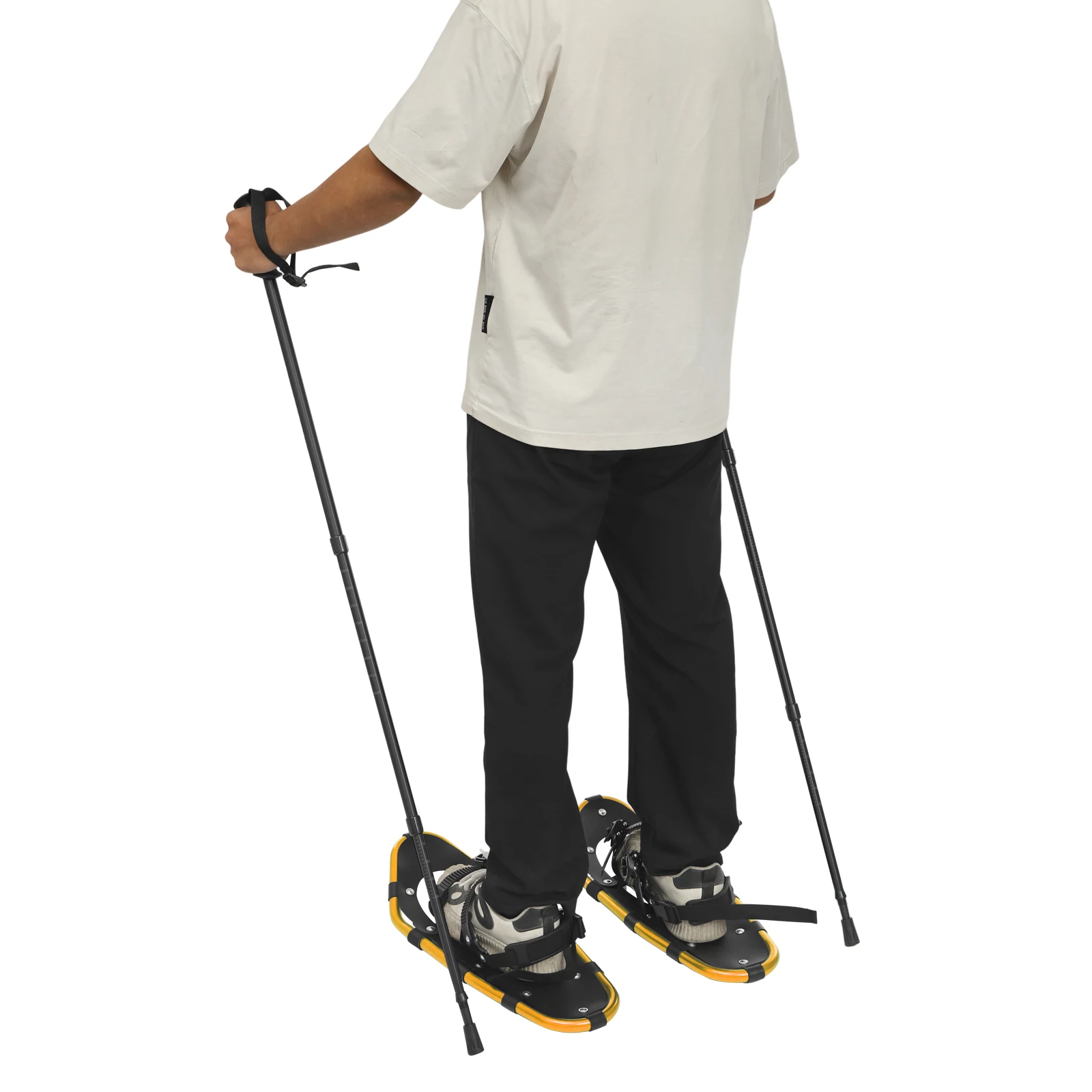 أحذية ثلج مقاس 21 بوصة، أحذية ثلج وأعمدة رحلات قابلة للتعديل، أحذية ثلج للرجال والنساء والشباب #1