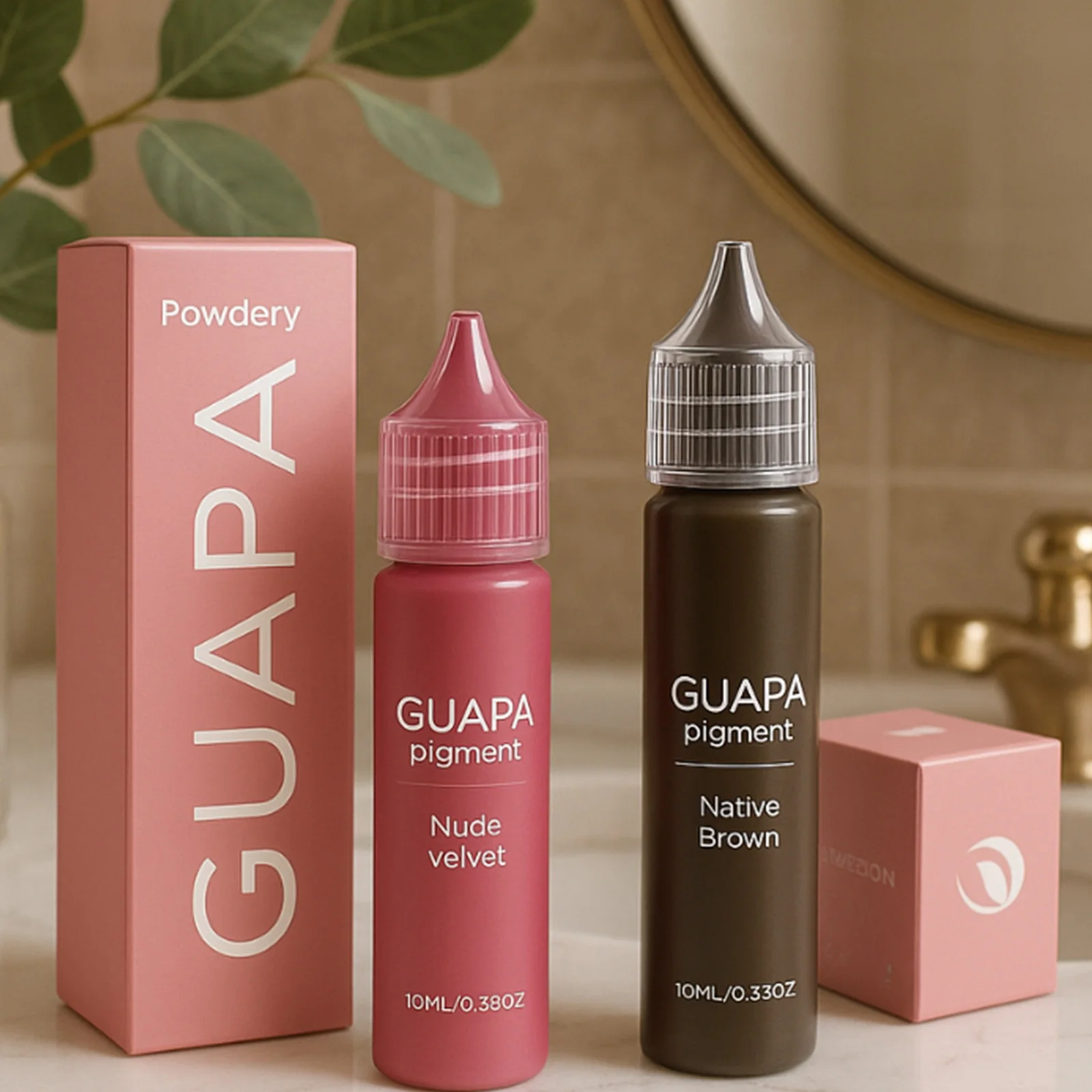 Tinta de tatuaje PMU de 10 ml para cejas y labios | Pigmento de maquillaje semipermanente | Tinta líquida en polvo para microblading