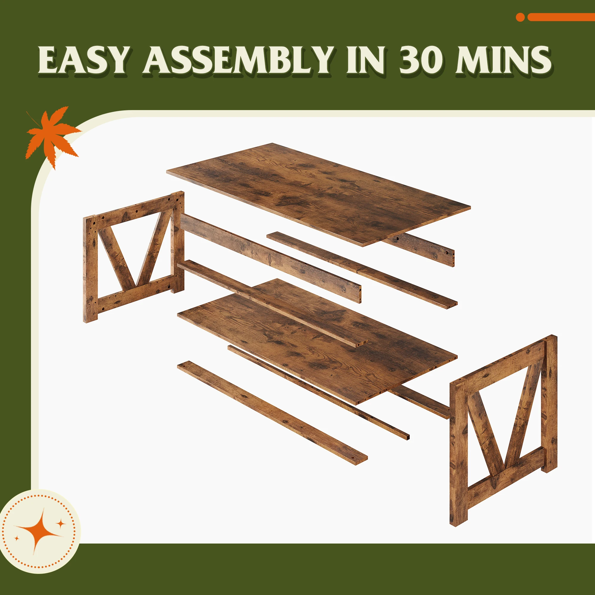 Farmhouse Storage Coffee Table 5