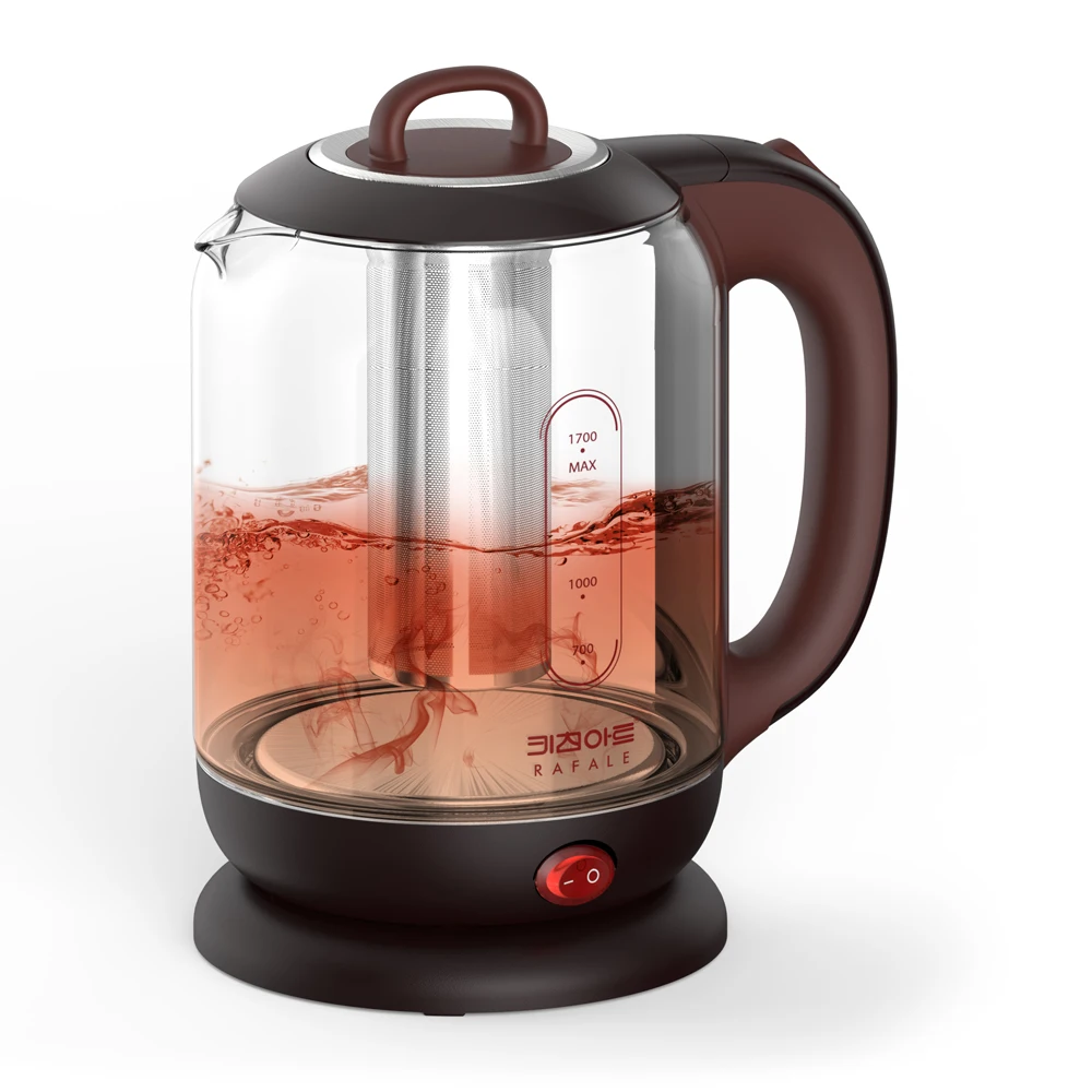 منفذ شاي زجاجي دافئ لـ 63 ، 71 لتر