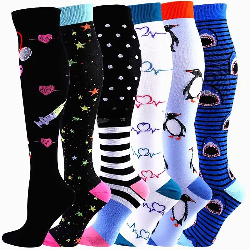 AliExpress Man Women Socks Compression Stockings Fit Varicose Veins Cycling Sport Anti Fatigue Pain Relief Knee