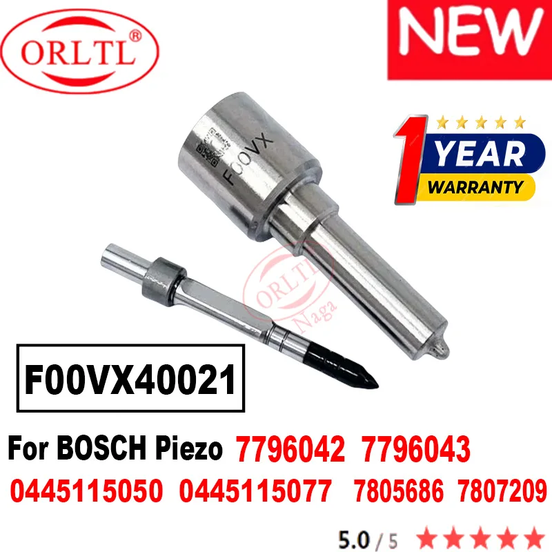 ORLTL F00VX40021 For Common Rail Piezo Nozzle 0445115050 0445115077 7796042 7796043 7805686 7807209 F 00V X40 021