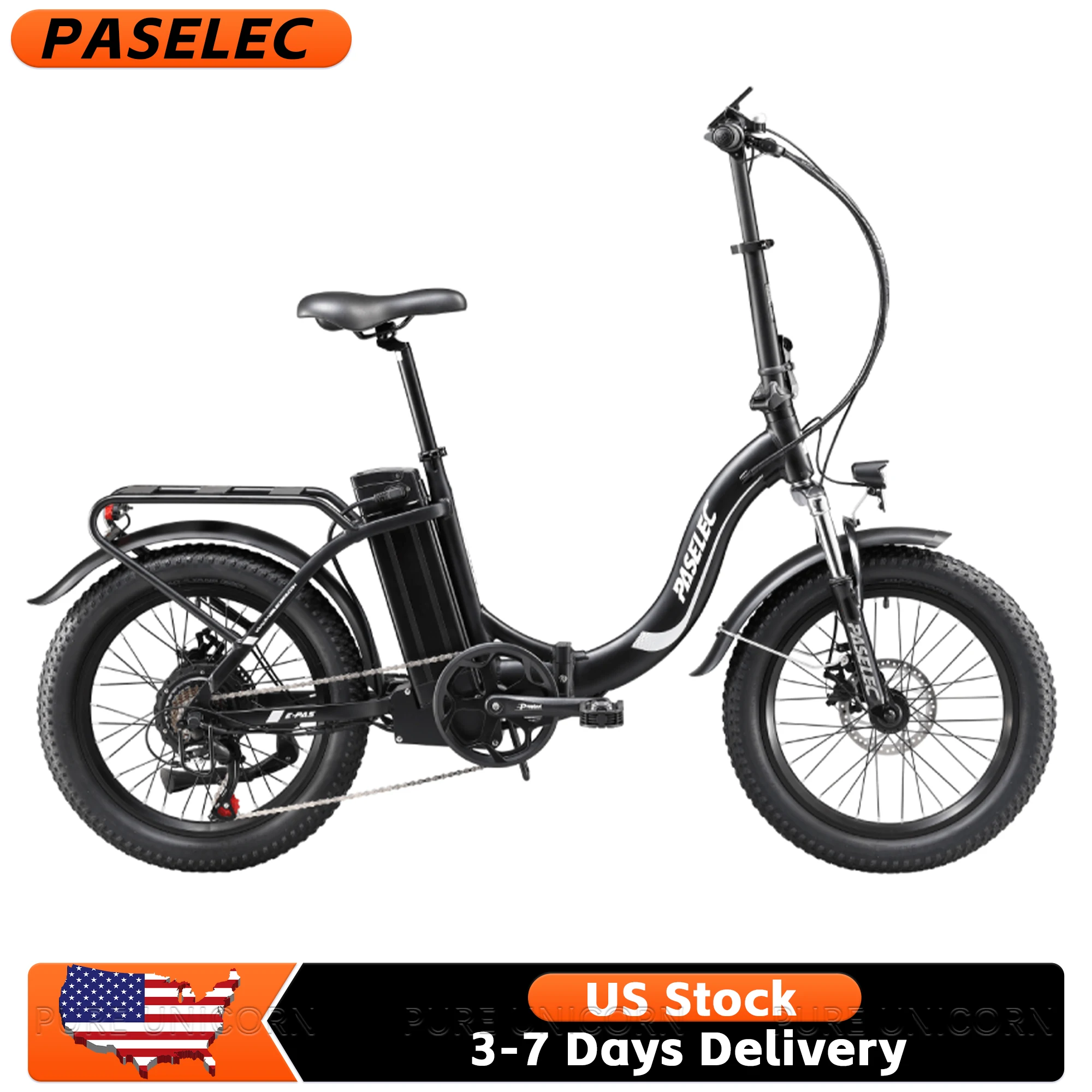 

PASELEC PX3 Складные электрические велосипеды для взрослых 750 Вт Электрические велосипеды 45 км/ч Складной электровелосипед 48 В 16 Ач 20 x 3,0 дюйма Электронный велосипед с толстыми шинами Женский