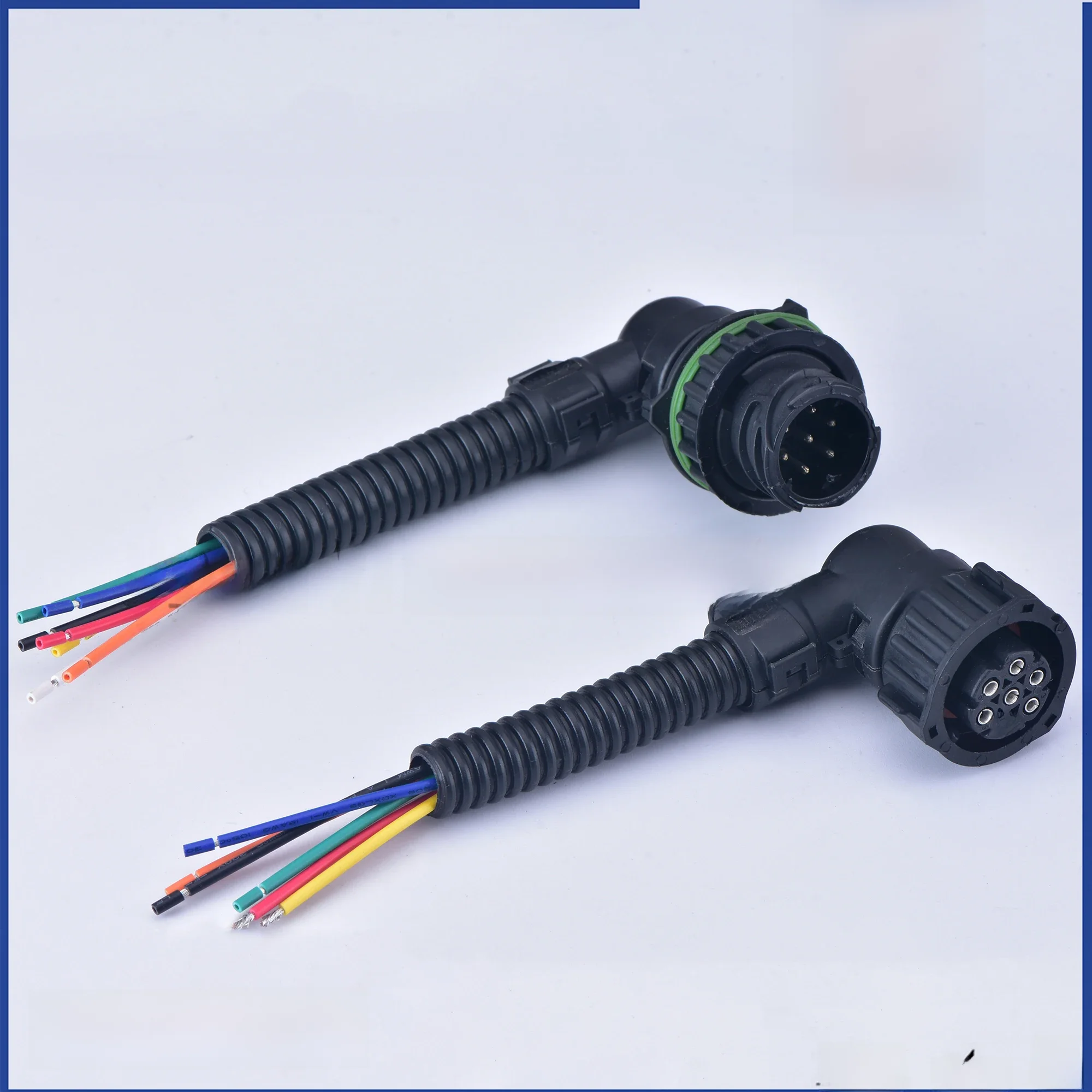 Prise à 7 broches pour camion DAF MAN, connecteur de feu arrière de camion, faisceau de câbles 968421 -1 967650 -1 1718230 -1 1- 967325 -1 1- 967402 -1