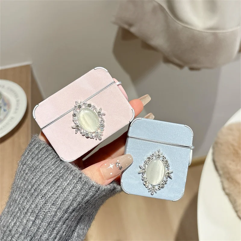 

Luxury 3D Flash Diamond Jewel earphone case for Airpods 4 3 2 Airpods Pro 2 Buling fashion wireless Bluetooth headphone cover