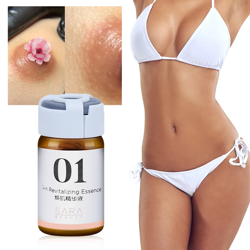 Private Parts Care Kit for Women 5 Bottles Underarm Bleaching Remove Dark Melanin Essence Lightening Private Skin for Knee