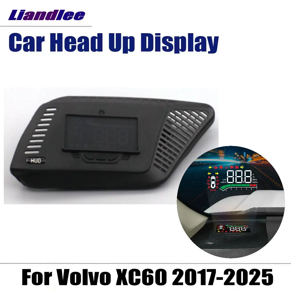Car Head Up Display HUD For Volvo XC60 2017-2025 Electronic Accessories Auto LCD LED Screen Reflecting Windshield Projector