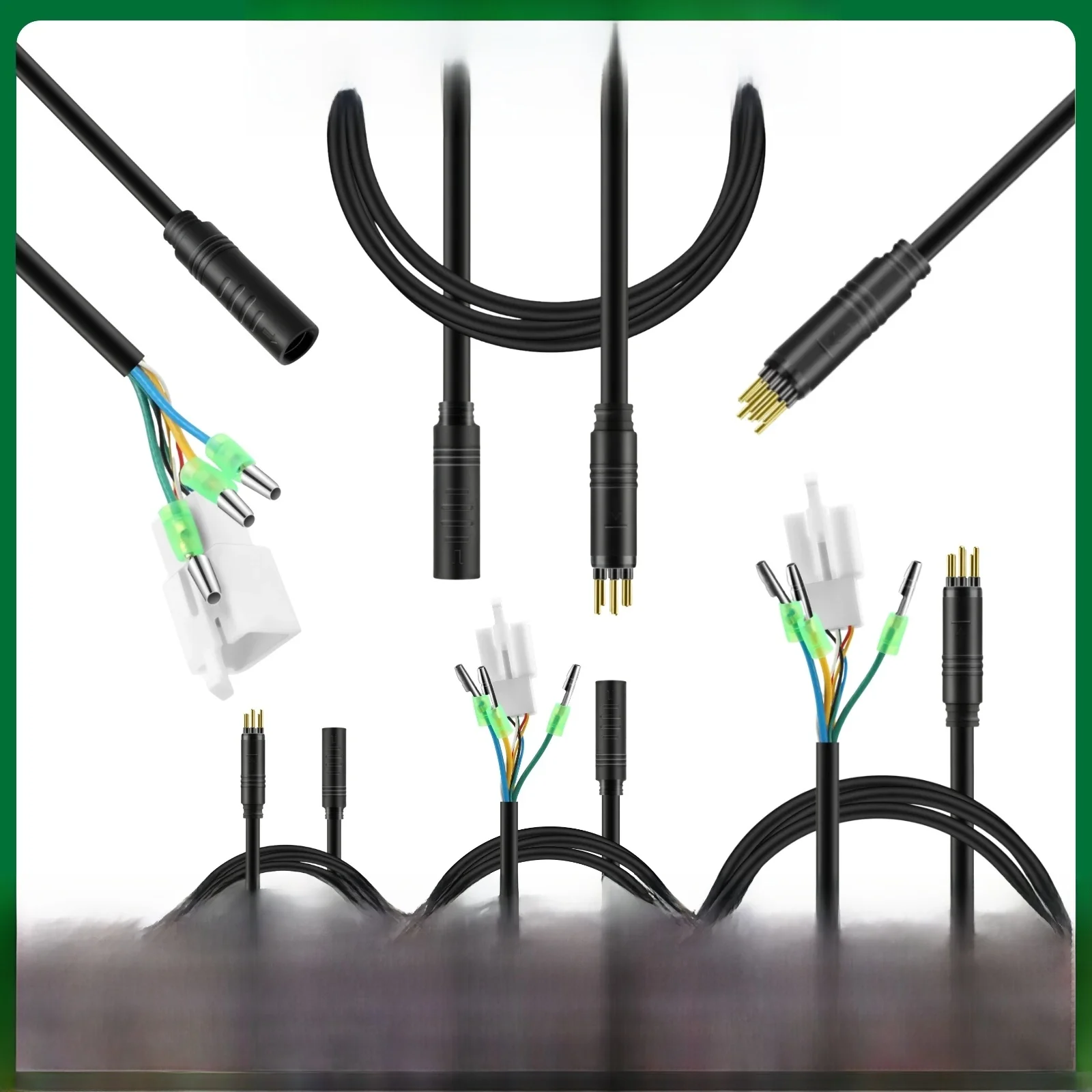 AliExpress NONE 9 Pin Electric Bike Motor Cable, Wheel Motor Extension Cable for E Bike - Female to Male Wire, Electric Bike Accessory