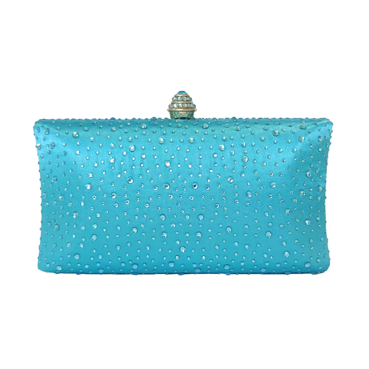 Women's Evening Clutch Bag Fashion Shoulder Bag Wedding Party All-matching Rhinestone Bag Box Purse