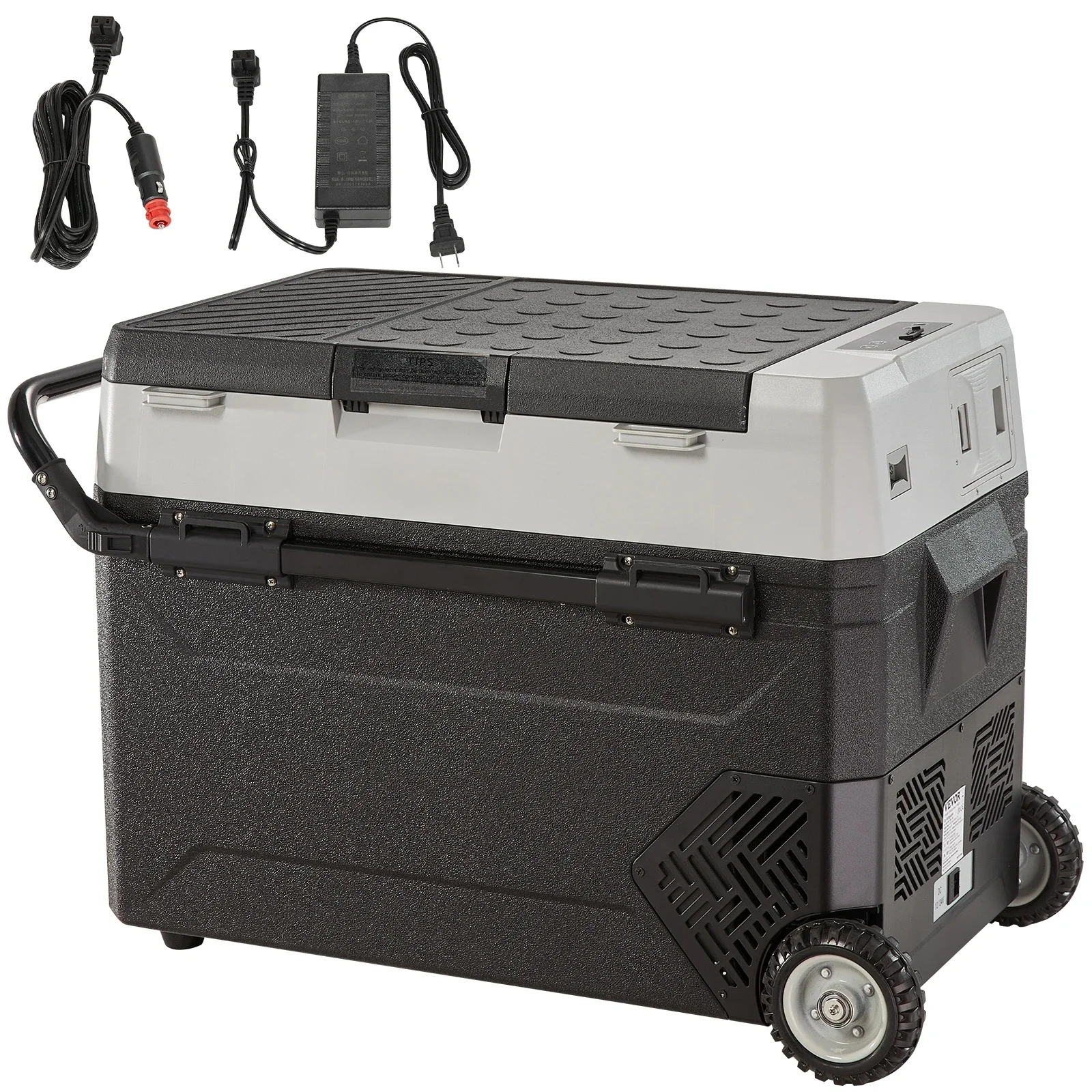 SucceBuy 35L/45L/55L Draagbare Opvouwbare Handvat Auto Koelkast met Wiel Compressor Vriezer voor Camping Picknicks Auto thuis Traval - afbeelding 2