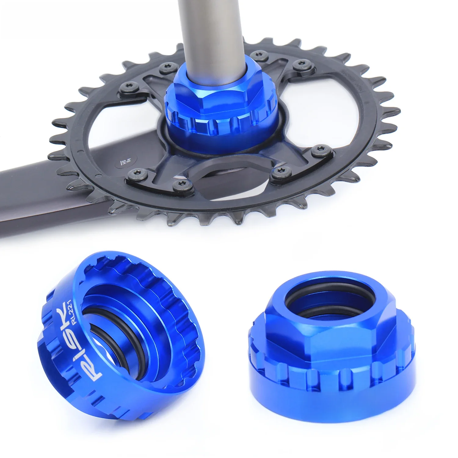 AliExpress Risk Bicycle 12Speed Chainring Lock Ring Adapter Removal Tool Direct Mount Chainring Installation Tools For Shimano M7100 M8100