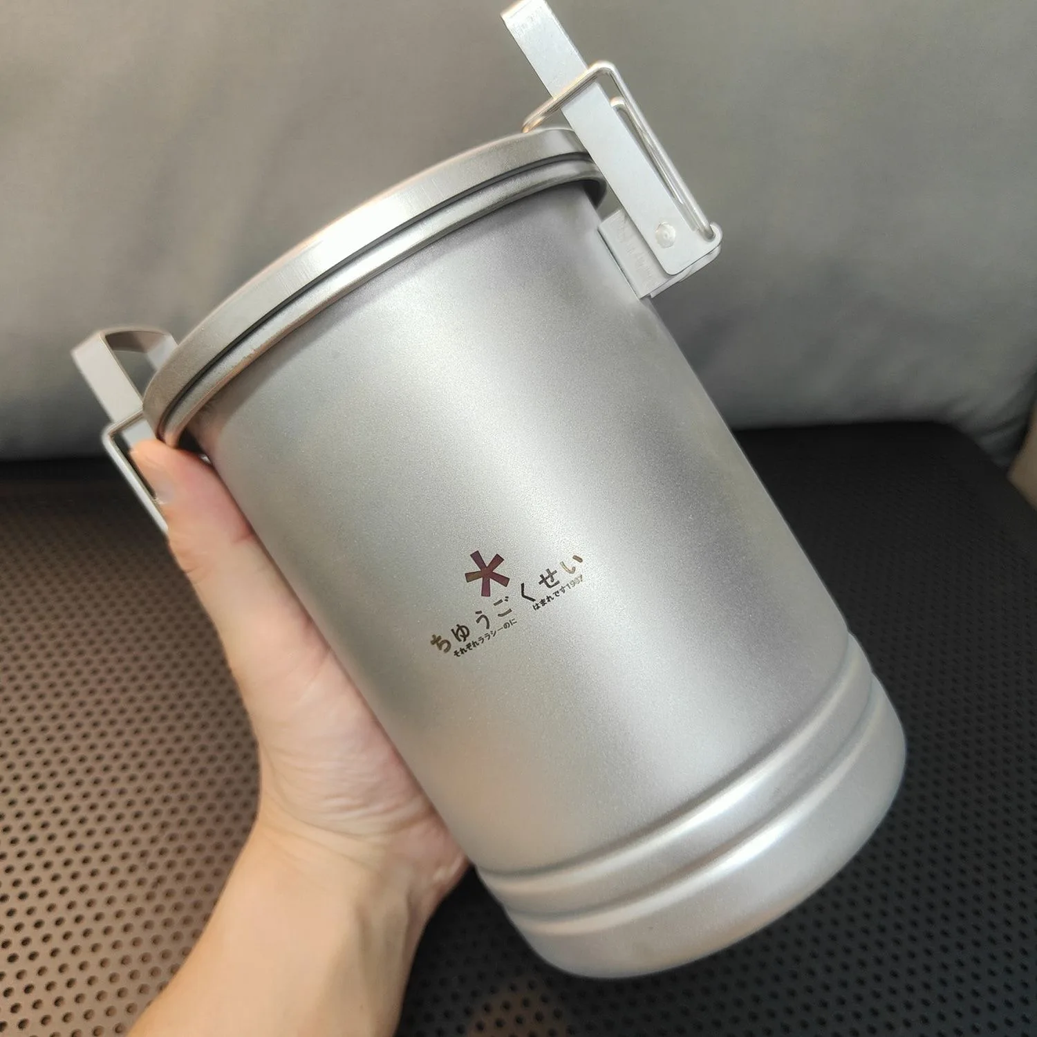 Ultra-thick 304 retro outdoor camping high-end hanging pot cooker cooking artifact camping steamer portable set cooking pot