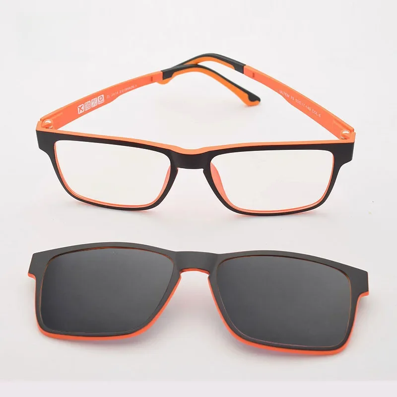 Ultem Gläser Rahmen Für Männer Mit Polarisierte Magnet Clip Sonnenbrille Myopie Frauen Brillen