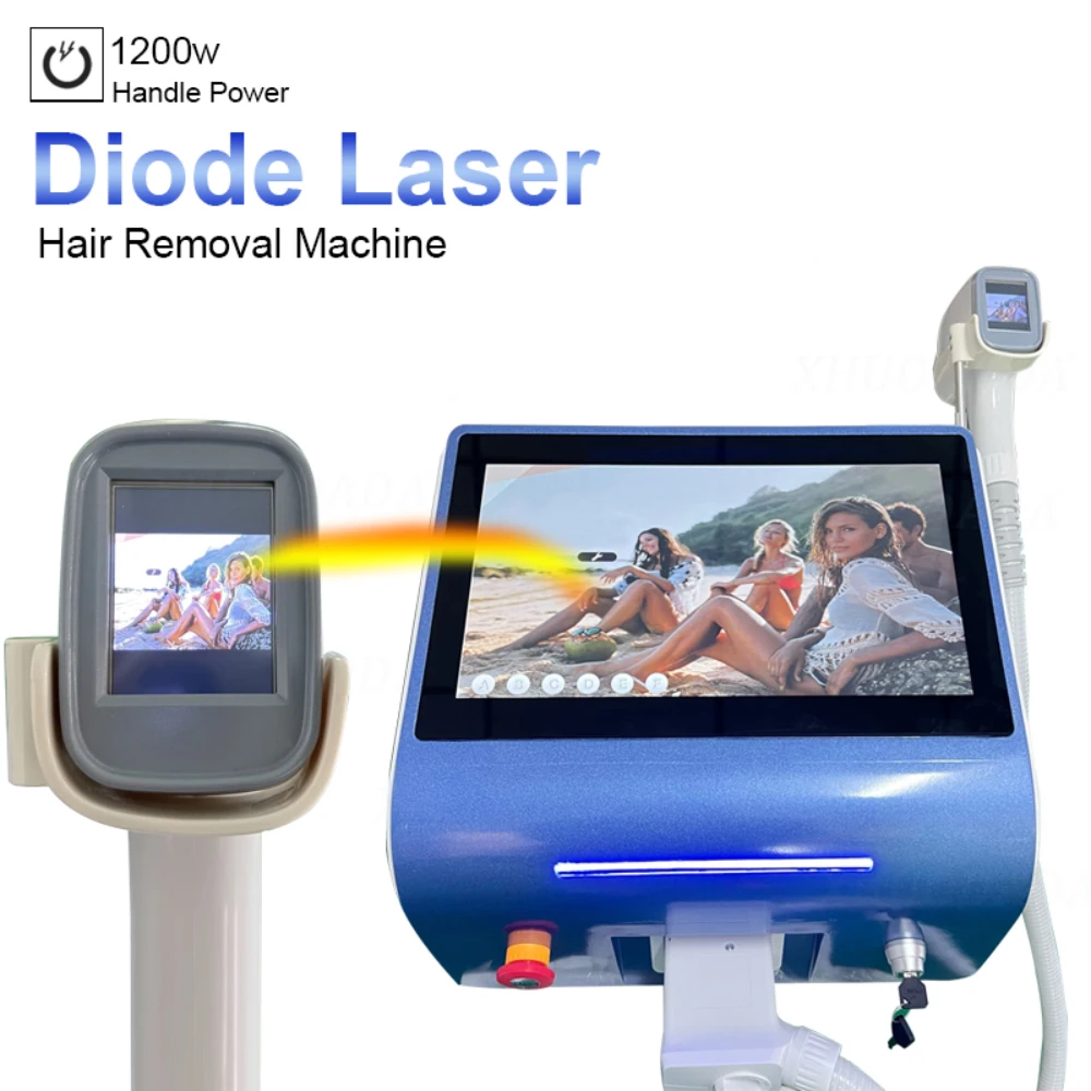 

2026 new painless laser hair removal device Four wavelength diode laser hair removal machine permanent hair removal cooling head