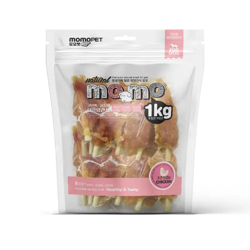 MOMO large capacity beef jerkable 1kg chicken ribs, Puppy snack, dog Sami, dog snack