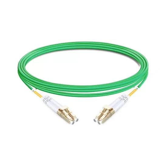 OM5 LC UPC to LC UPC Duplex Multimode LSZH Fiber Patch Cord 1m (3ft)