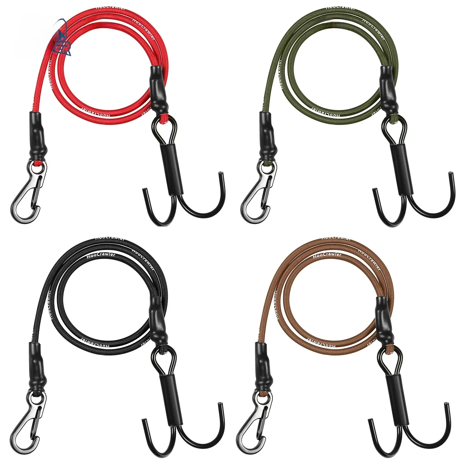 HooCrawler Neuer 1/10 RC Crawler Kinetic Winch Strap, Escape Rope Rescue Trailer Hook für Axial SCX10 I II III TRX4 Element WPL