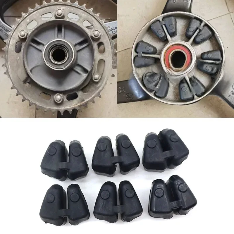 6 sztuk tylnego koła motocykla bęben gumowy dla Honda CBR600RR CBR 600RR 1000RR CBR1000RR F5 F4i CBR954 CBR954 gumowy bufor — zdjęcie 2