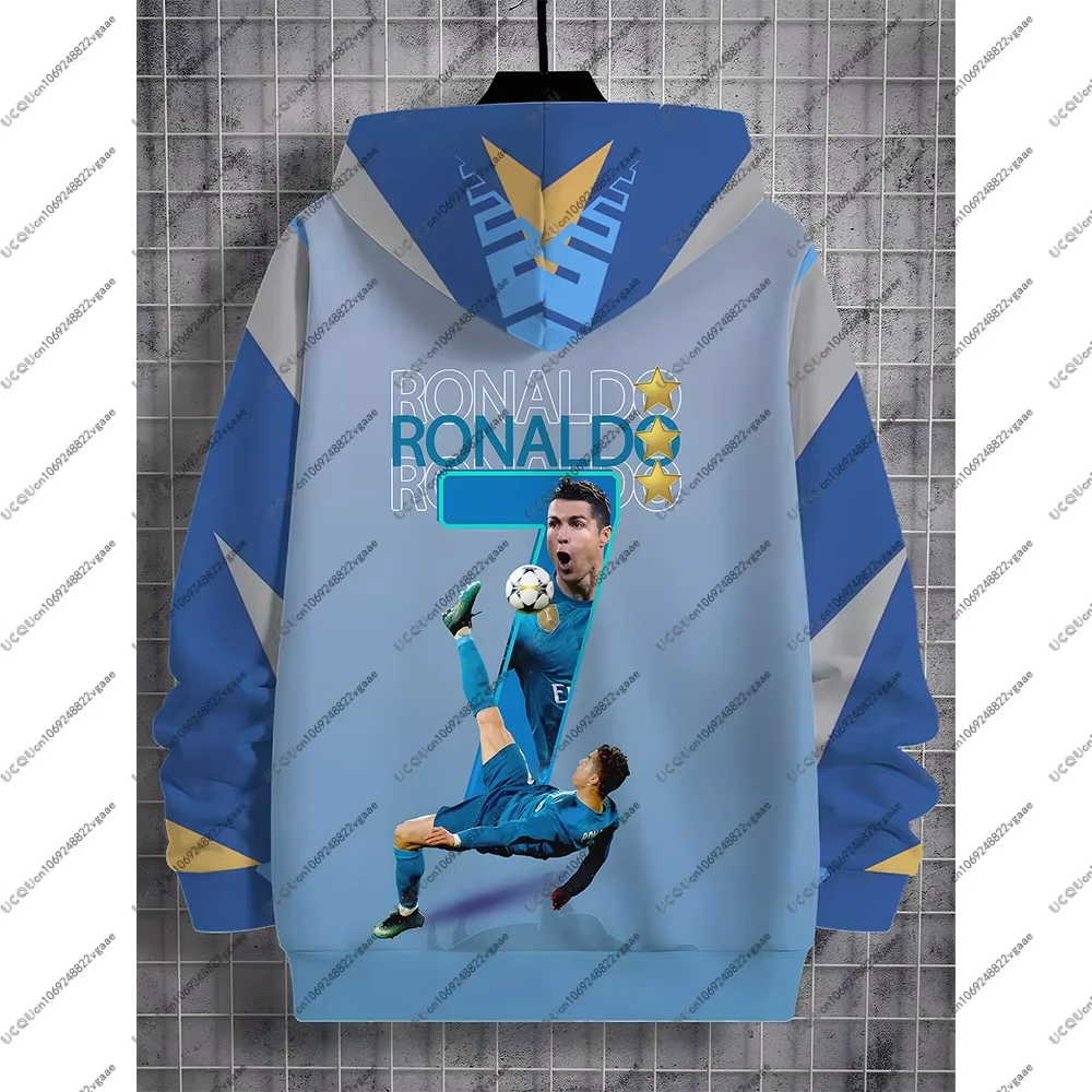 كرة القدم جيرسي المحملة الرجال الذكور هدية أعلى تي شيرت أعلى رونالدو البلوز 7 كرة القدم عارضة الصبي هوديي شنق هوك الذهب رأسا على عقب #2