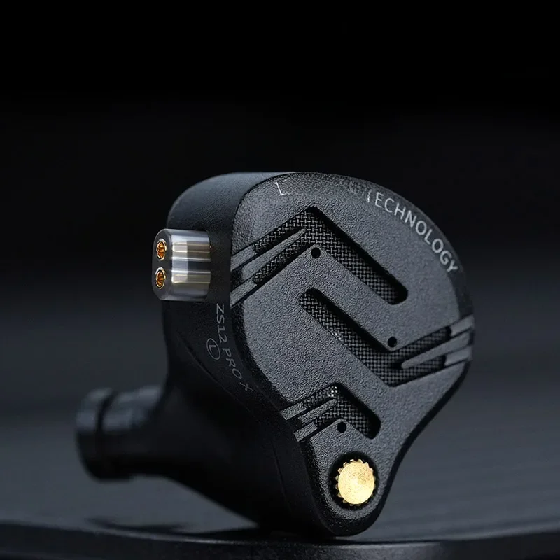 KZ ZS12 PRO X Metal Earphones 1DD+5BA Hybrid HIFI Bass In Ear Monitor Headphones Sport Music Noise Cancelling Headset New Arrive — zdjęcie produktu 7