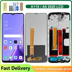 Pantalla LCD de 6,5 pulgadas para OPPO A9 2020 CPH1937 CPH1939 CPH1941, repuesto de digitalizador con pantalla táctil para teléfono Oppo A9 2020