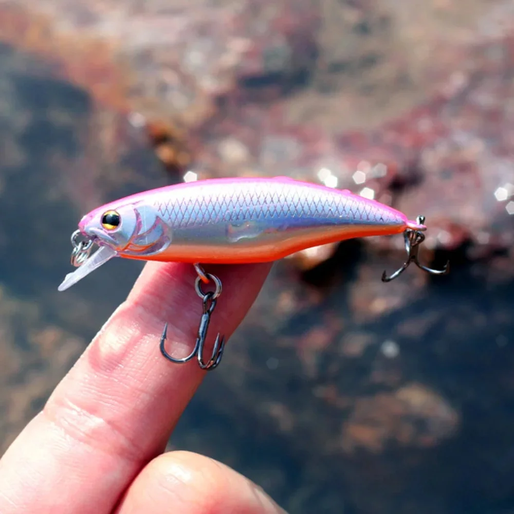 Japonia gorący Model tonący Minnow przynęty 52mm 4.5g Jerkbait Bass Pike Carkbait woblery Swimbait profesjonalna twarda przynęta — zdjęcie 2