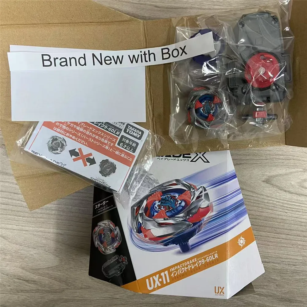 Original UX-11 Impact Drake 9-60LR Takara Tomy Bey X Starter Set Brand new with Box