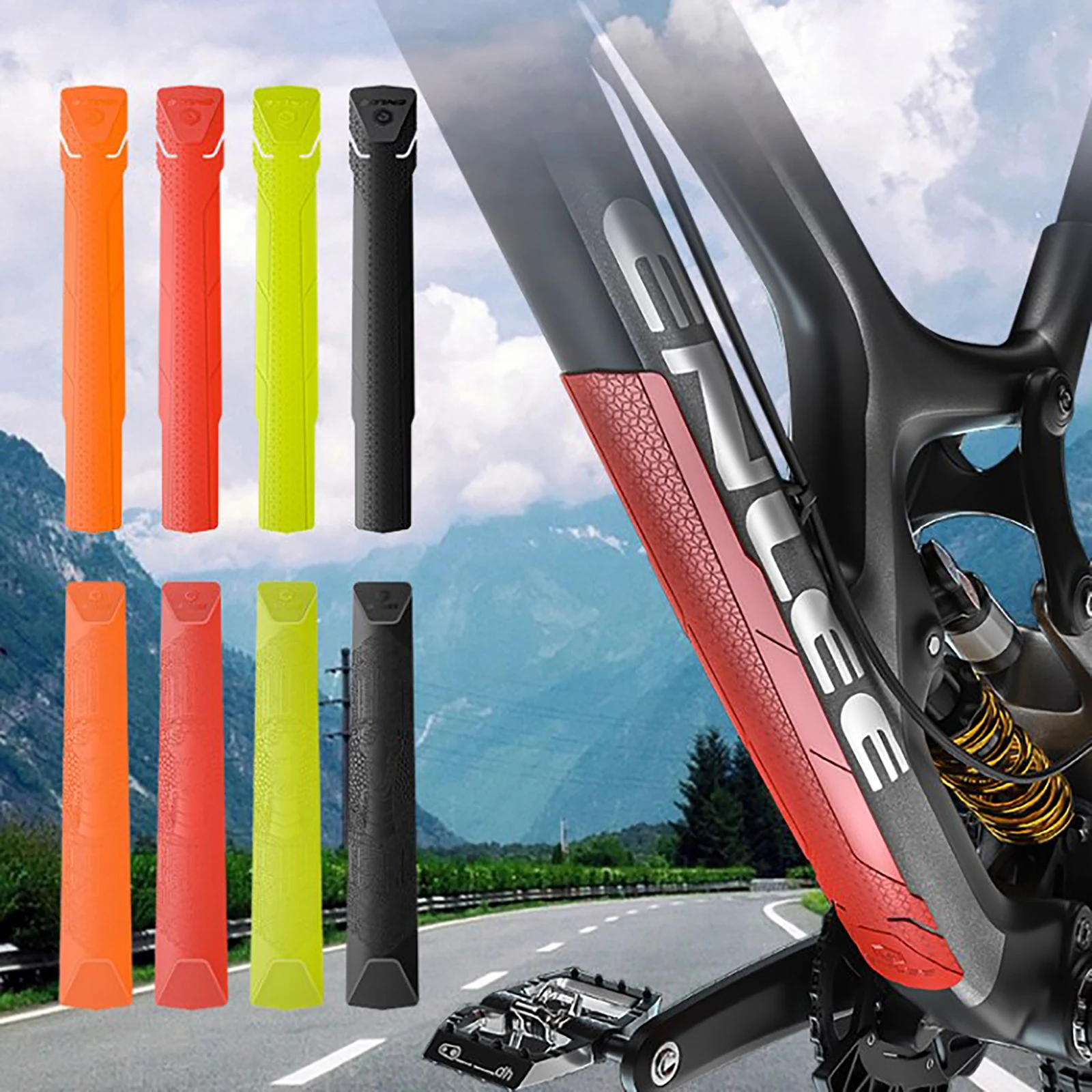 

40CM Bicycle Frame Protection Sticker MTB Road Guard Cover Removable Bike Down Tube Anti-Scratch Sticker Tape Protector Cycling